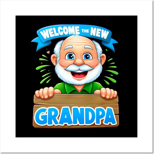 Promoted To Grandpa Wall Art by unn4med